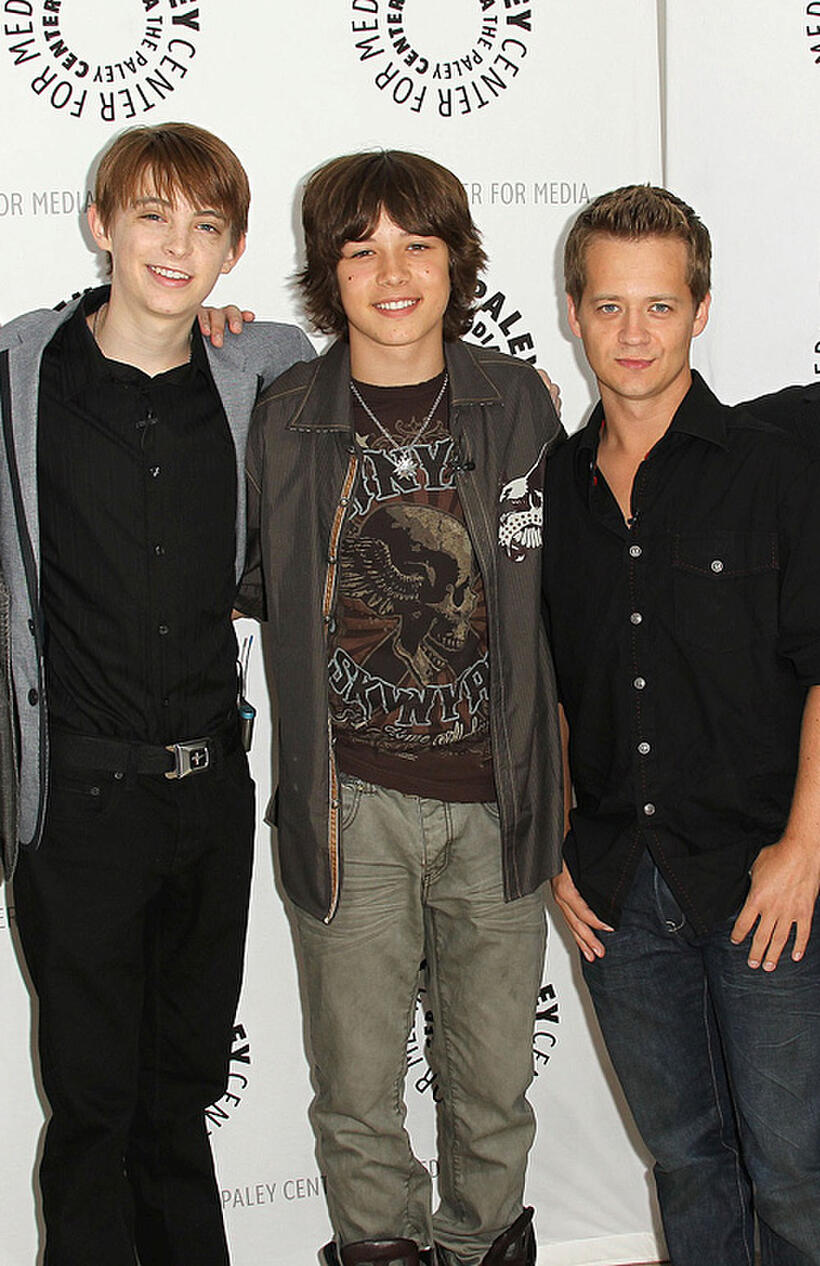 Dylan Riley Snyder, Leo Howard and Jason Earles at the Paley Center For Media's "PaleyFest Family 2011" in California.
