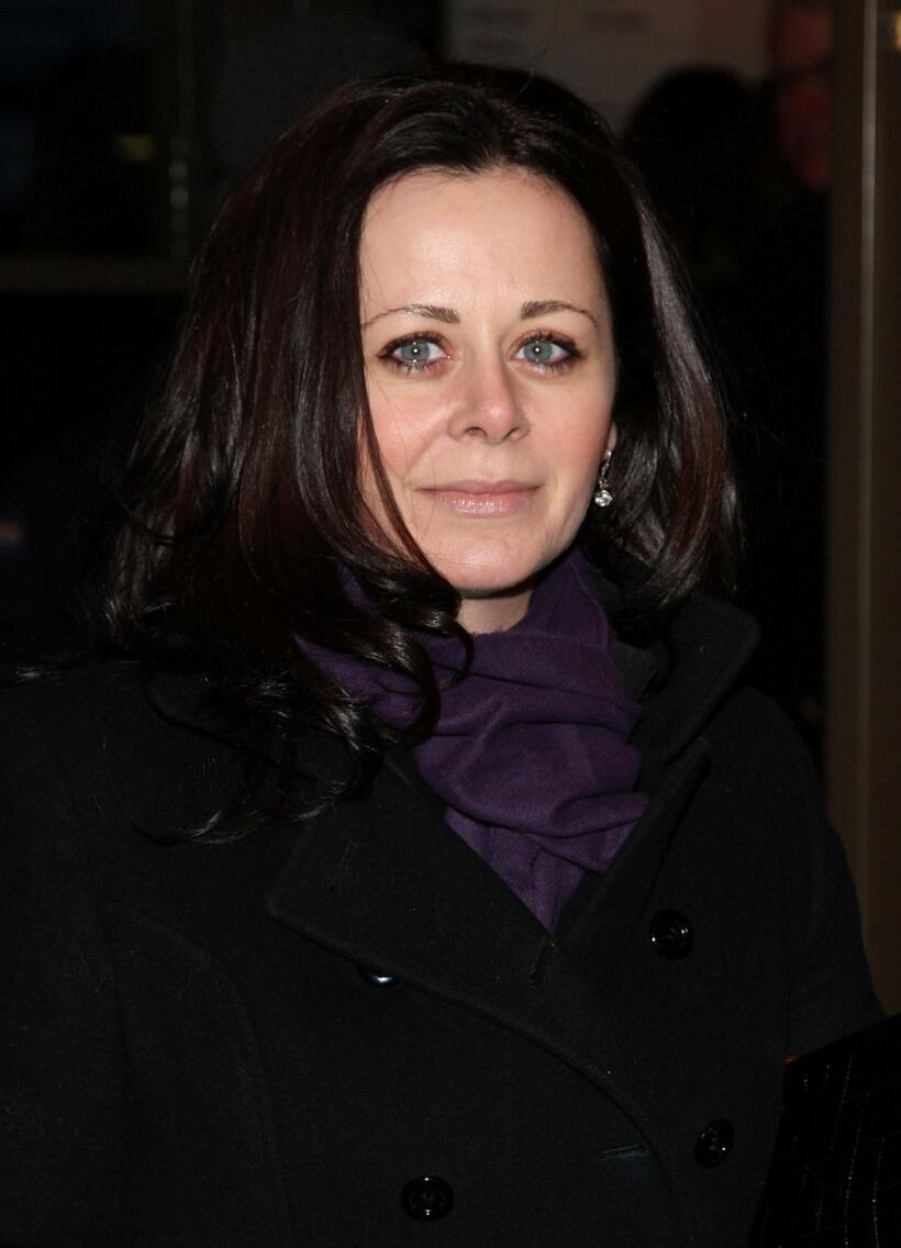 Geraldine Hughes at the opening night of "The American Plan."