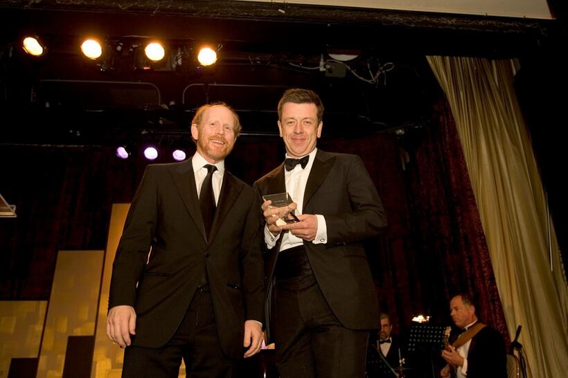 Ron Howard and Peter Morgan at the San Francisco International Film Festival awards night at the Westin St.Francis Hotel.