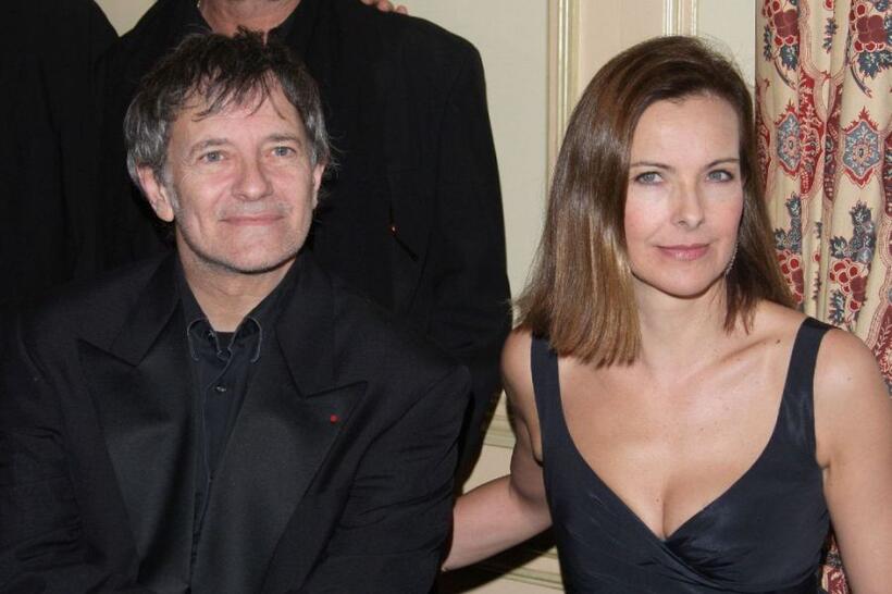Francis Huster and Carole Bouquet at the XIeme Bal de Paris at Automobile Club de France.