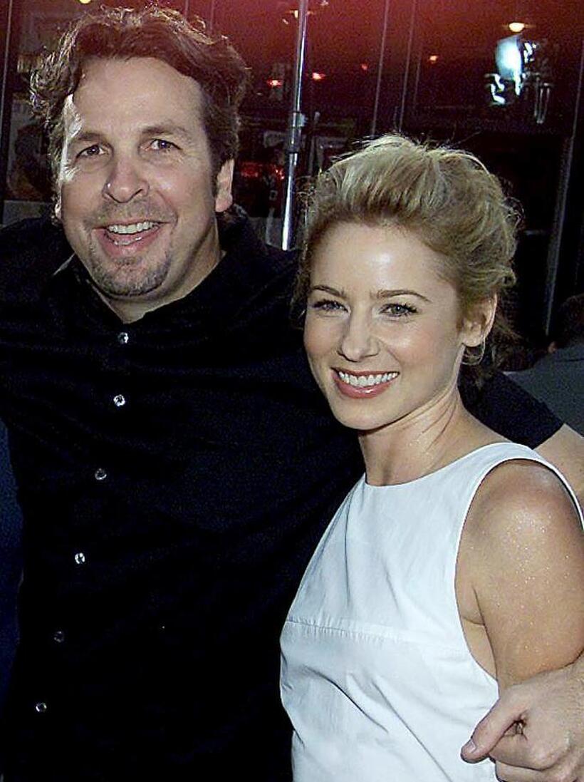 Peter Farrelly and Traylor Howard at the premiere of "Me, Myself & Irene."