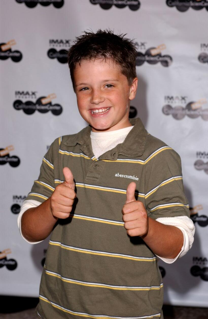 Josh Hutcherson at the world premiere of "Volcanoes of the Deep Sea."