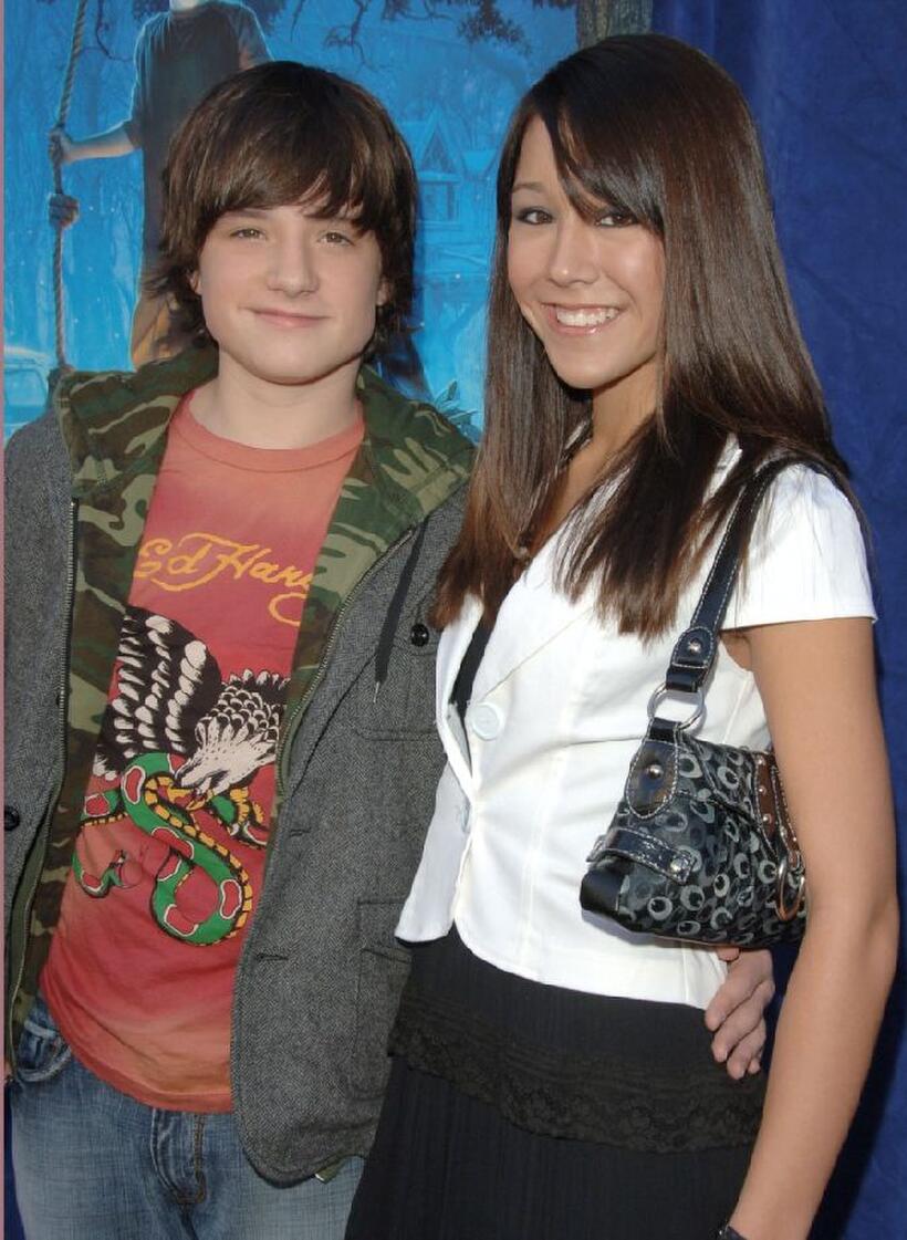 Josh Hutcherson and Shanon Wada at the premiere of "Bridge To Terabithia."