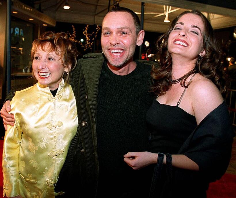 Ashley, Doug Hutchison and wife Kathleen Davison at the premiere of "The Green Mile."