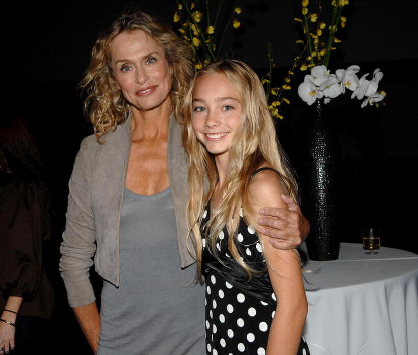 Lauren Hutton and Kelsey Lynn Batelaan at the premiere Of "Nip/Tuck".