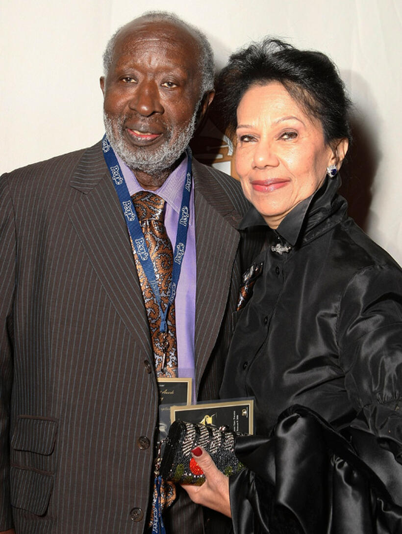 Clarence Avant and Jackie at the Recording Academy's Special Merit Awards ceremony in California.