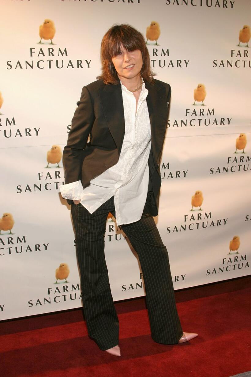 Chrissie Hynde at the Farm Sanctuary Gala 2004.