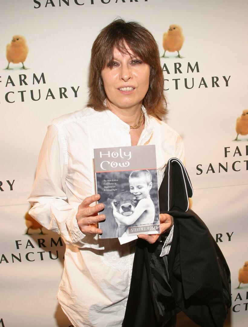 Chrissie Hynde at the Farm Sanctuary Gala 2004.