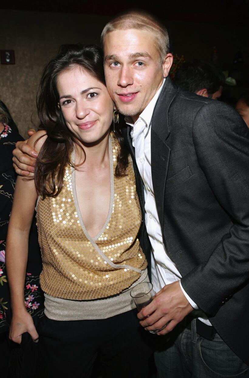 Director Lexi Alexander and Charlie Hunnam at the after party of the premiere of "Green Street Hooligans."