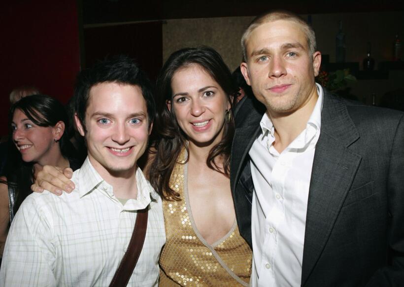 Elijah Wood, Director Lexi Alexander and Charlie Hunnam at the after party of the premiere of "Green Street Hooligans."