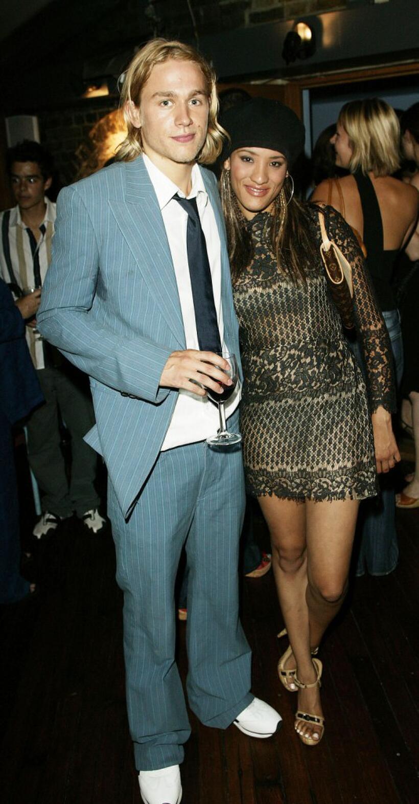 Charlie Hunnam and Stella at the after party of the premiere of "Nicholas Nickleby."