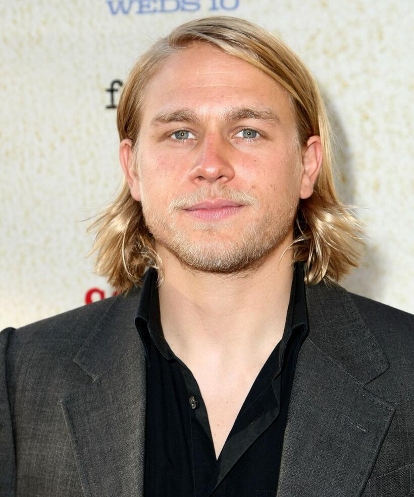 Charlie Hunnam at the series premiere screening of "Sons of Anarchy."