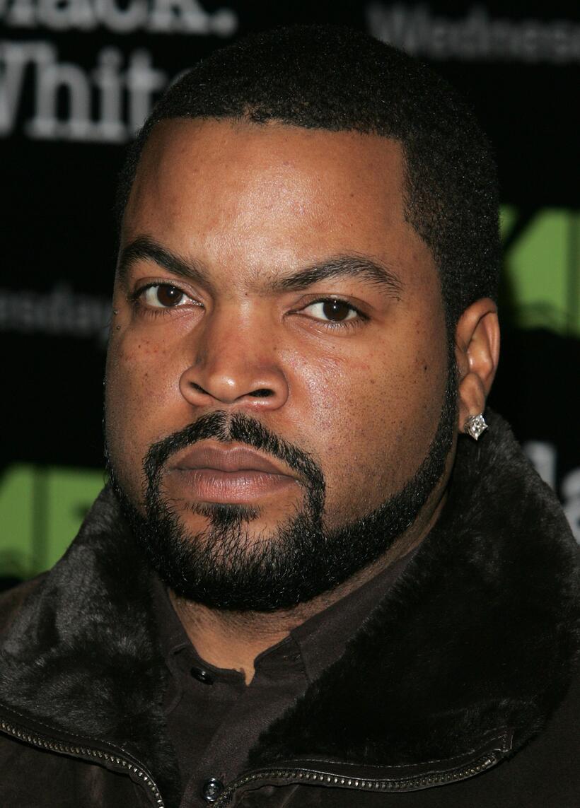 Ice Cube at the premiere of "Black.White." in New York City.