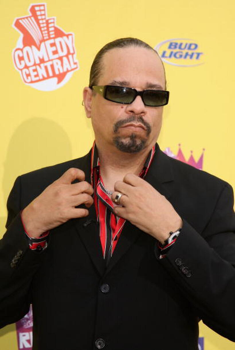 Ice-T arrive at the Comedy Central Roast of Flavor Flav.