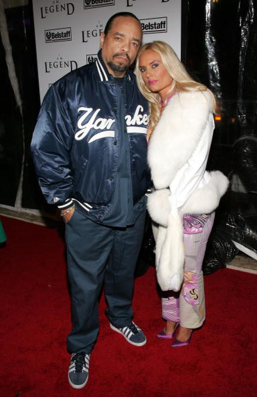 Ice-T and his wife Coco at the premiere of "I Am Legend".