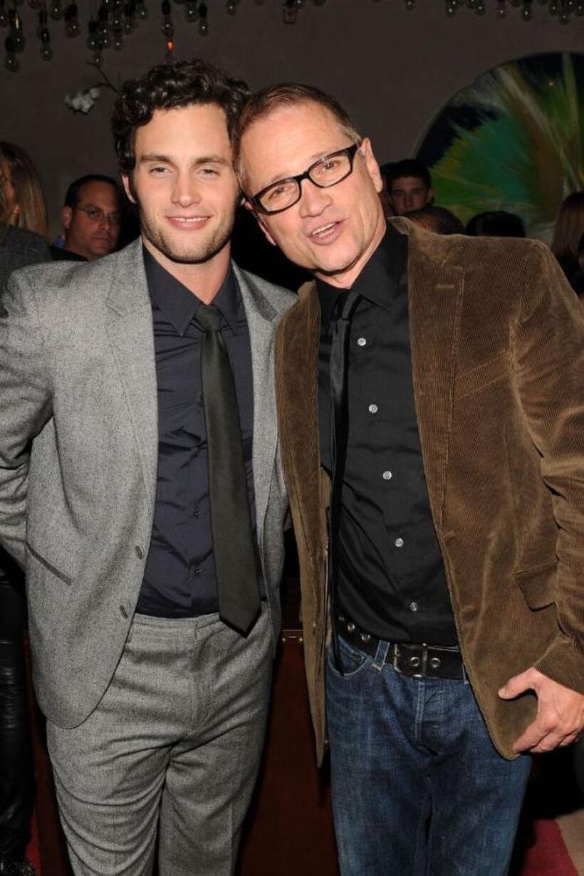Penn Badgley and Clint Culpepper at the after party of the New York premiere of "The Stepfather."