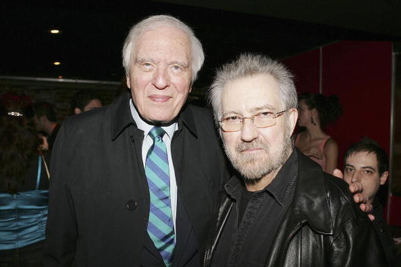 Angus Scrimm and Tobe Hooper at the Launch Party For Showtime's season 2 "Masters Of Horror."