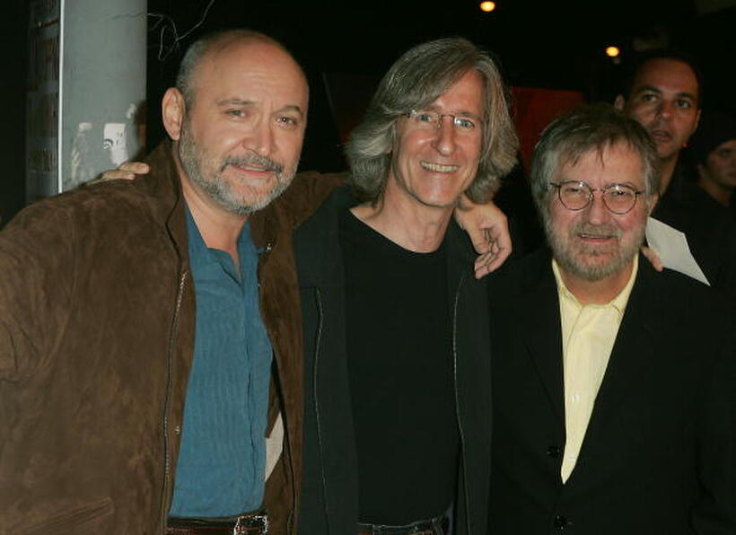 Frank Darabont, Mick Garris and Tobe Hooper at the premiere of "Riding the Bullet."