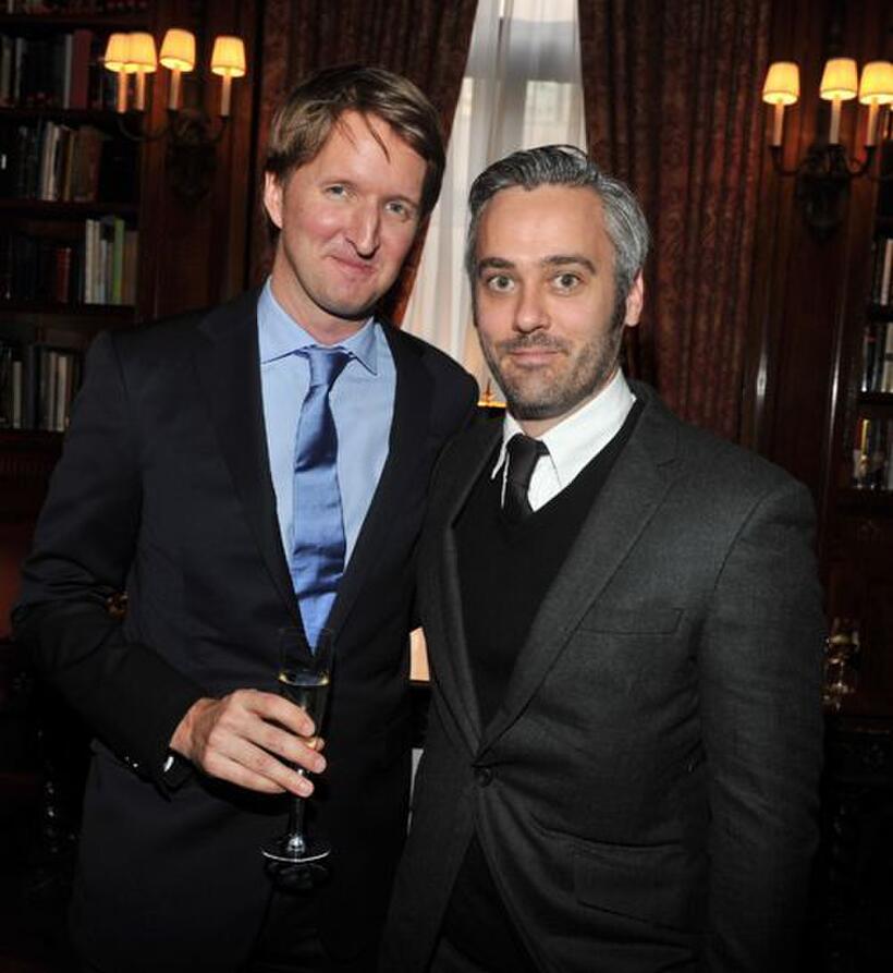 Tom Hooper and producer Iain Canning at the luncheon to honor "The King's Speech."