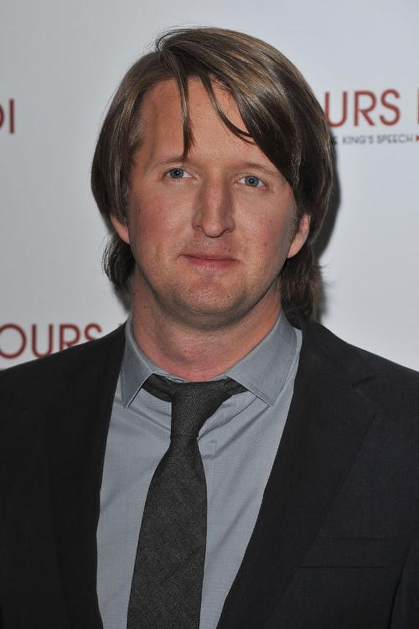 Tom Hooper at the Paris premiere of "Le Discours d'un Roi."