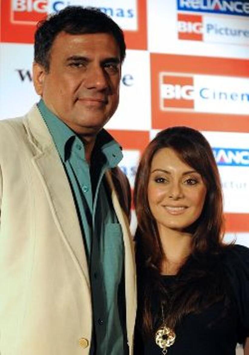 Boman Irani and Minissha Lamba at the promotion of "Well Done Abba."