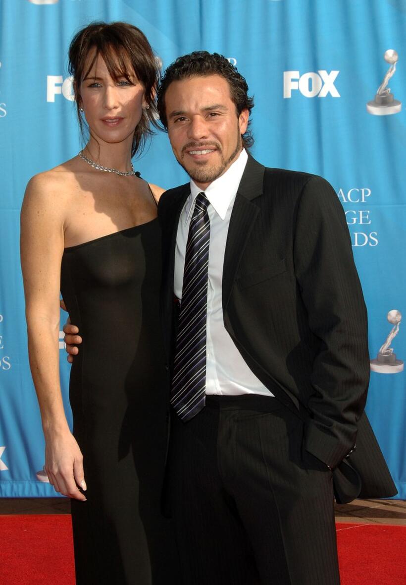 Michael Irby and his wife at the 38th annual NAACP Image Awards.