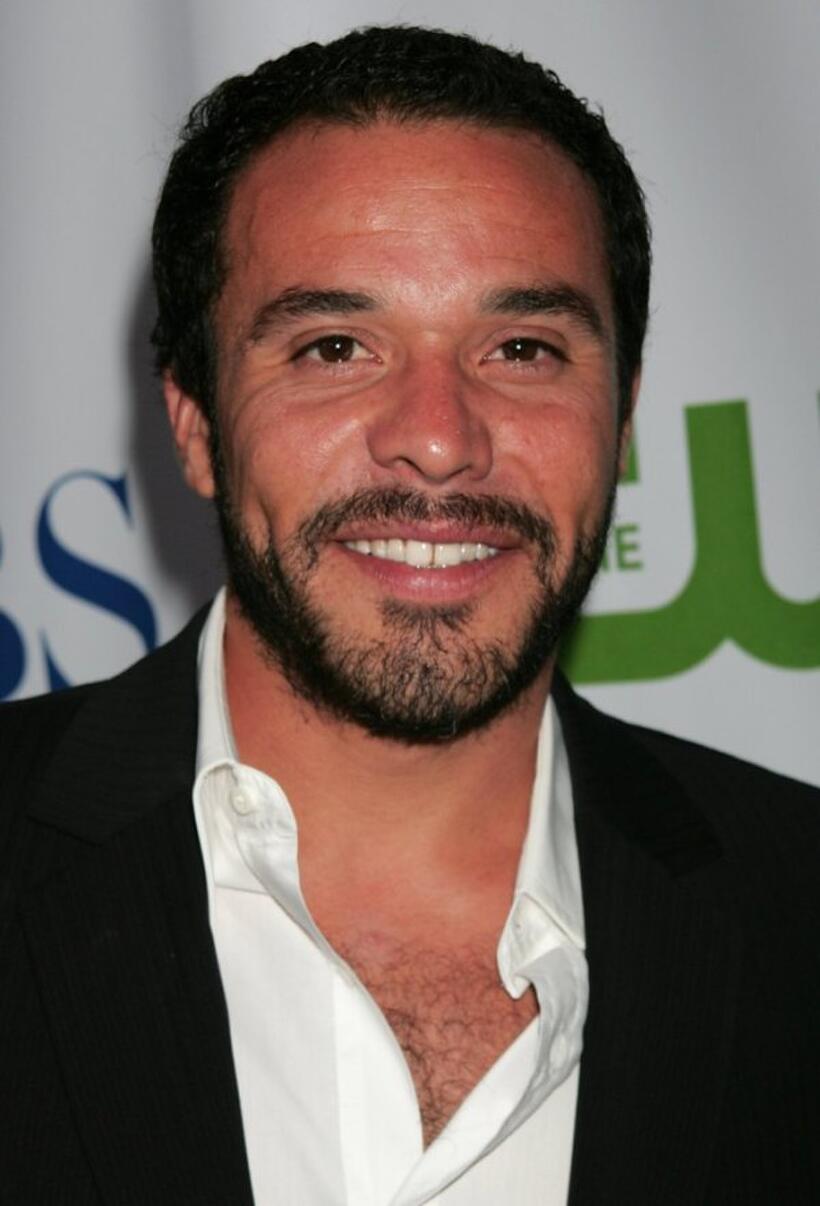 Michael Irby at the CW/CBS/Showtime/CBS Television TCA party.