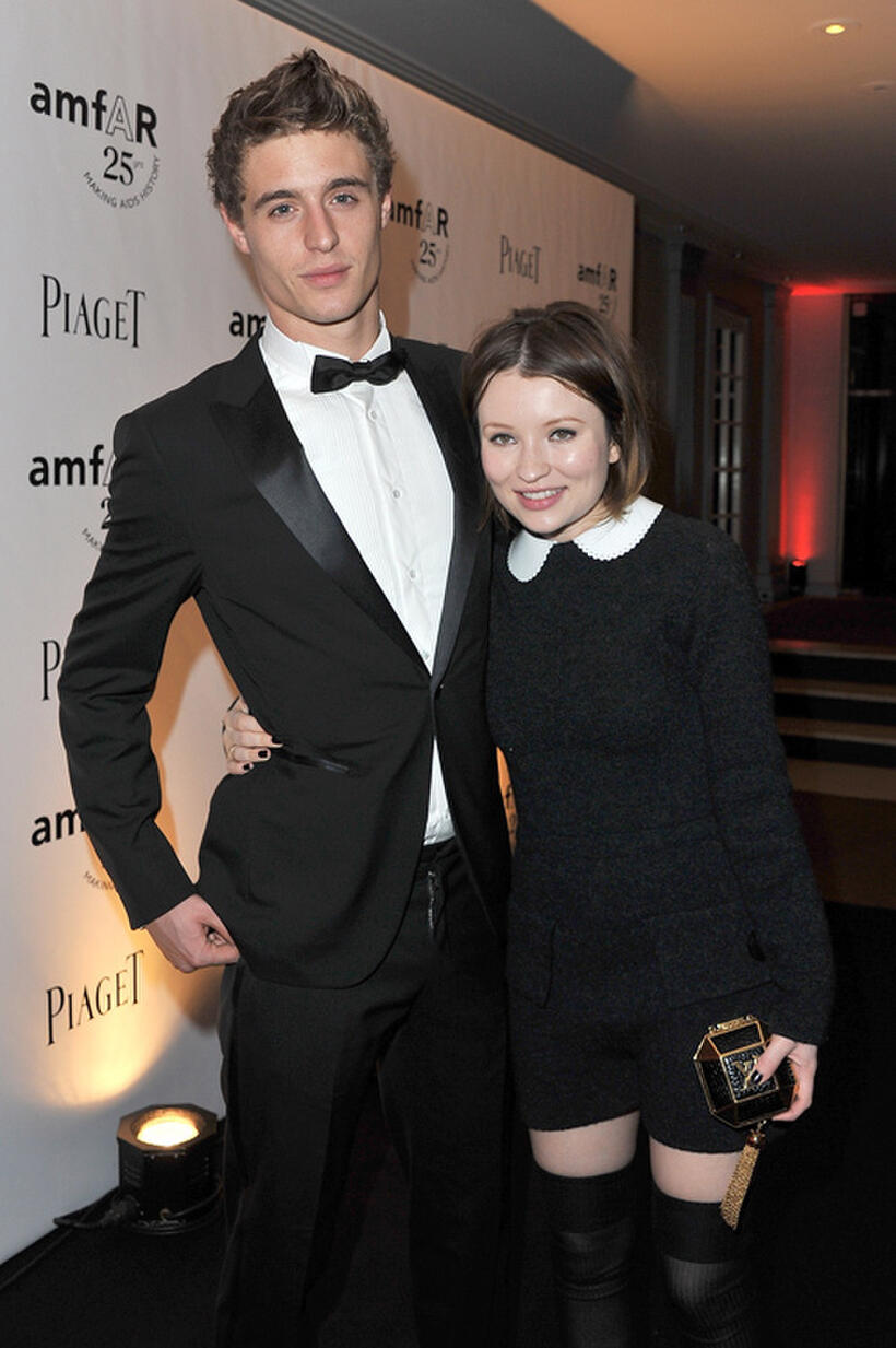 Max Irons and Emily Browning at the Gucci Museum Opening in Florence.