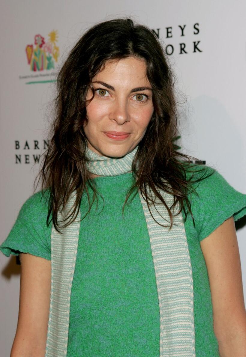 Mina Badie at the Lacoste and Barneys New York unveiling of celebrity customized polos.