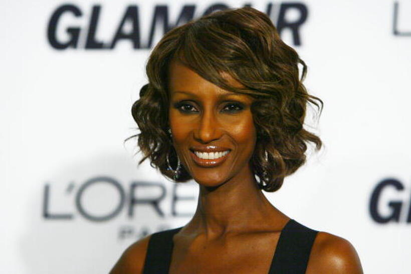 Iman at the Glamour Women Of The Year Awards.