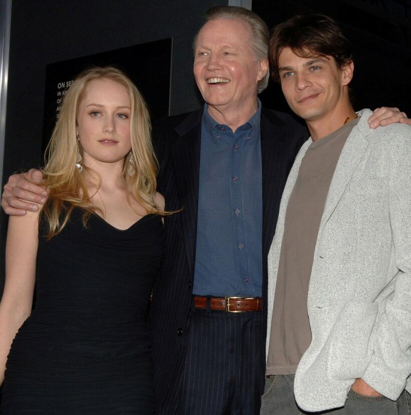 Tamara Hope, Jon Voight and Trent Ford at the special VIP screening of "September Dawn."