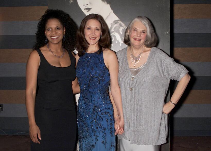 Audra McDonald, Kaitlin Hopkins and Lois Smith at the 100th Anniversary of the birth of Stella Adler and to benefit the Stella Adler School of Acting.