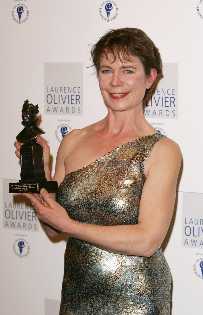 Celia Imrie at the Musical Award.