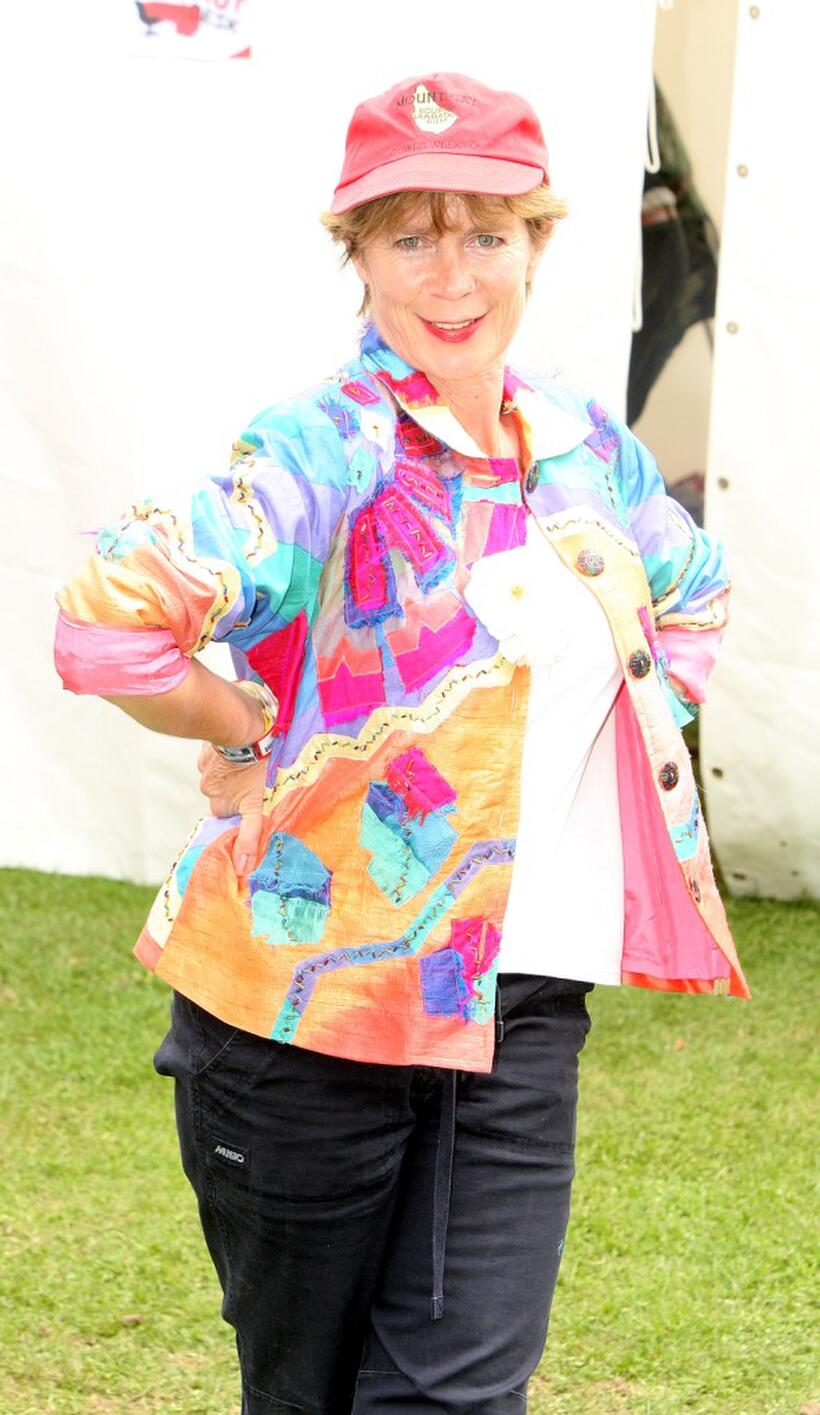 Celia Imrie at the Isle Of Wight Festival 2008.