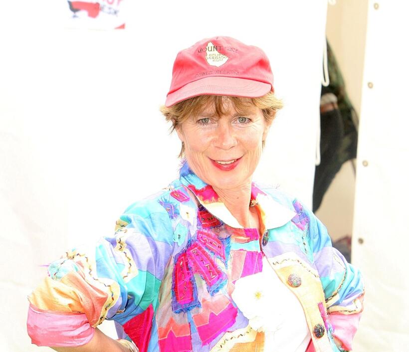 Celia Imrie at the Isle Of Wight Festival 2008.