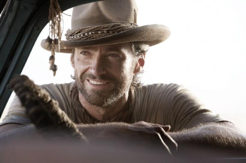 Hugh Jackman as The Drover in "Australia."