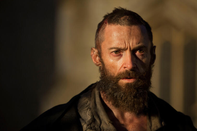 Hugh Jackman as Jean Valjean in "Les Miserables."