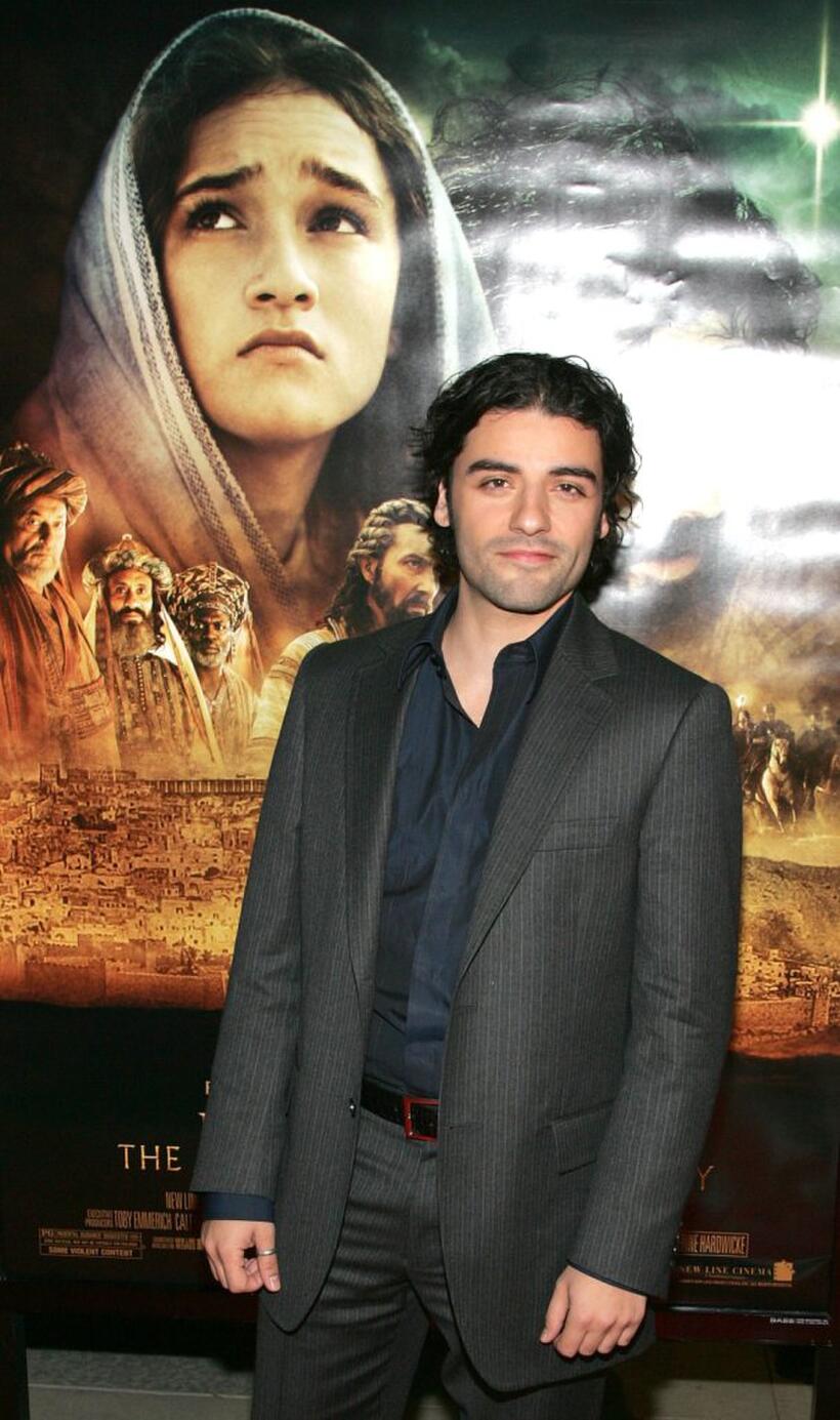Oscar Isaac at the premiere of "The Nativity Story."