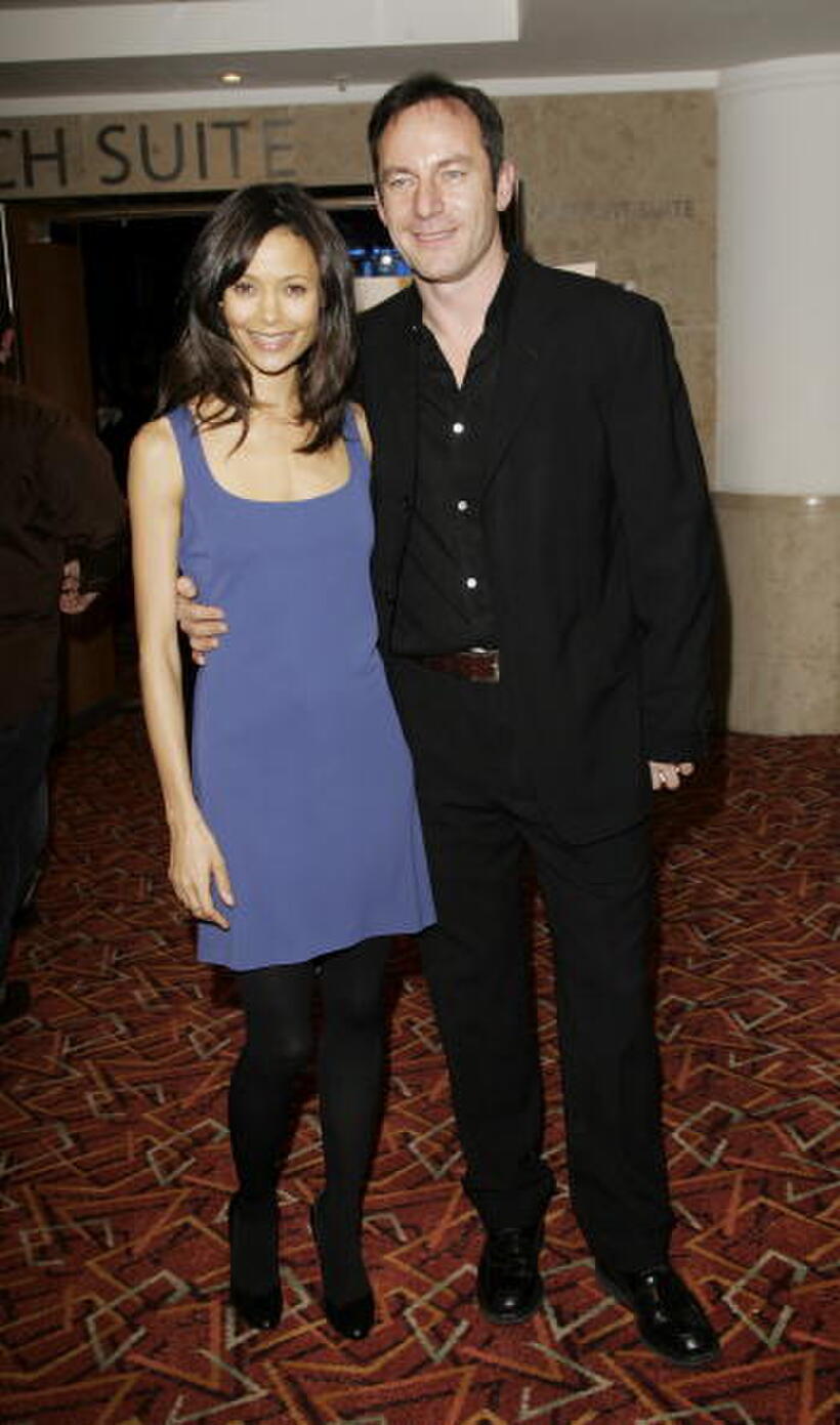 Jason Isaacs and Thandie Newton at the Sony Ericsson Empire Film Awards 2006.