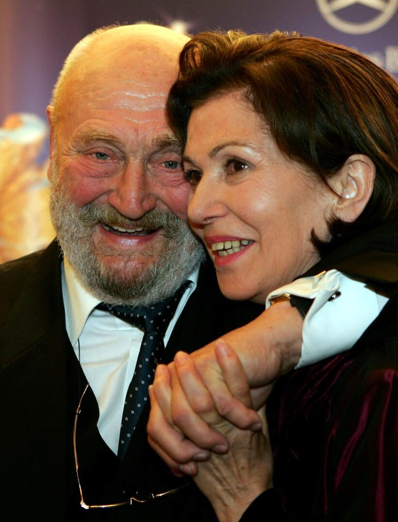 Rolf Hoppe and Renate Blume at the Goldene Henne Awards 2005.