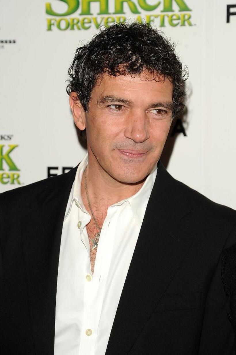 Antonio Banderas at the New York premiere of "Shrek Forever After."