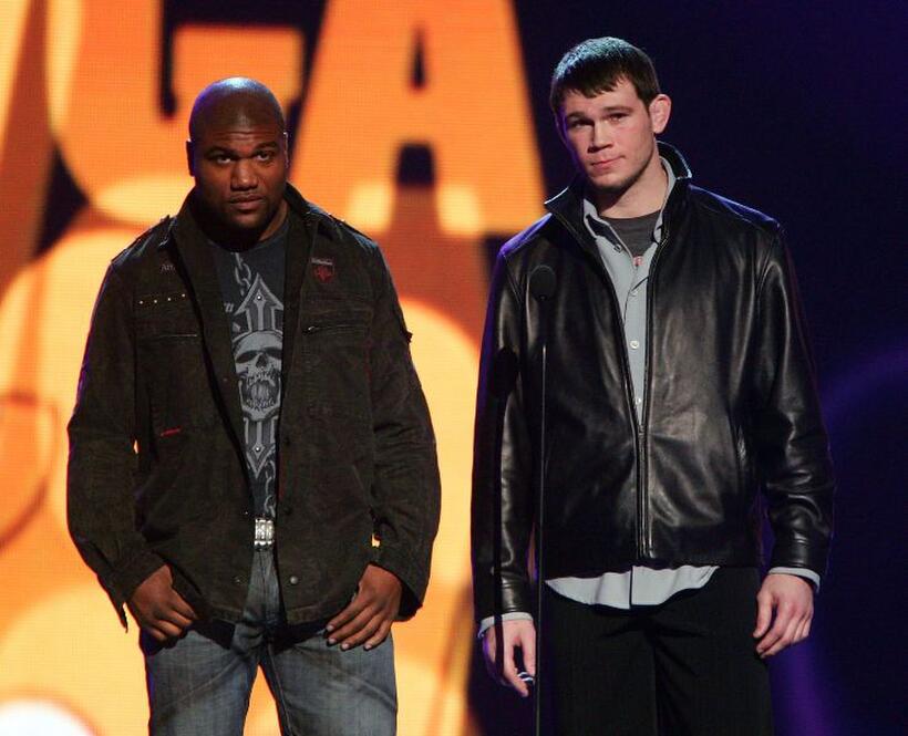Quinton "Rampage" Jackson and Forrest Griffin at the Spike TV's 2007 Video Game Awards.