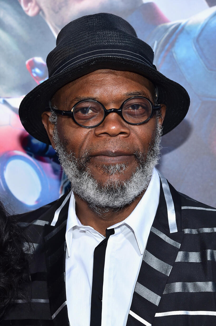 Samuel L. Jackson at the California world premiere of "Avengers: Age of Ultron."