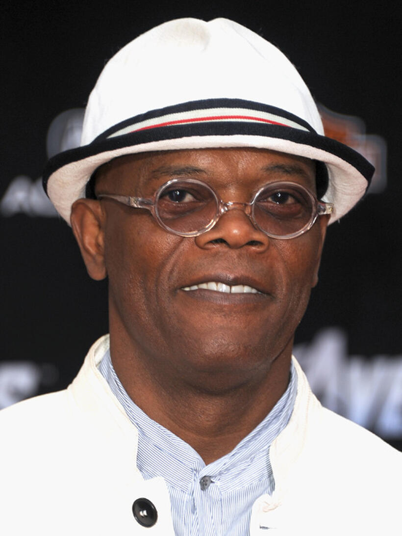 Samuel L. Jackson at the California premiere of "Marvel's The Avengers."