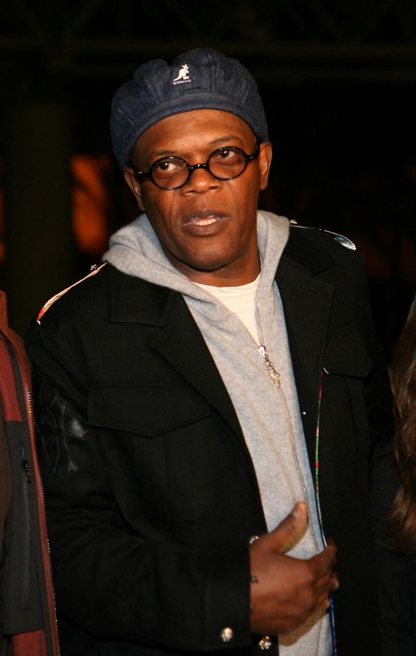 Samuel L. Jackson at the promotion "Jumper".
