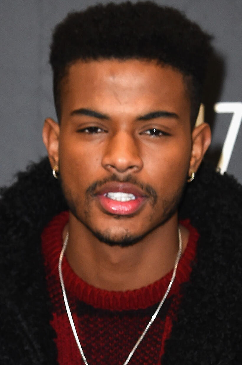 Trevor Jackson at the "Burning Sands" premiere during the 2017 Sundance Film Festival.