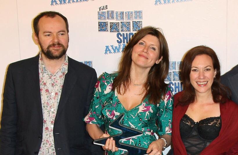 Sharon Horgan, Tanya Franks and Guest at the South Bank Show Awards.