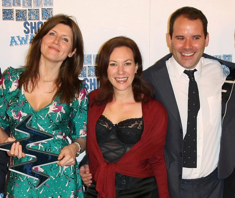 Sharon Horgan, Tanya Franks and Guest at the South Bank Show Awards.