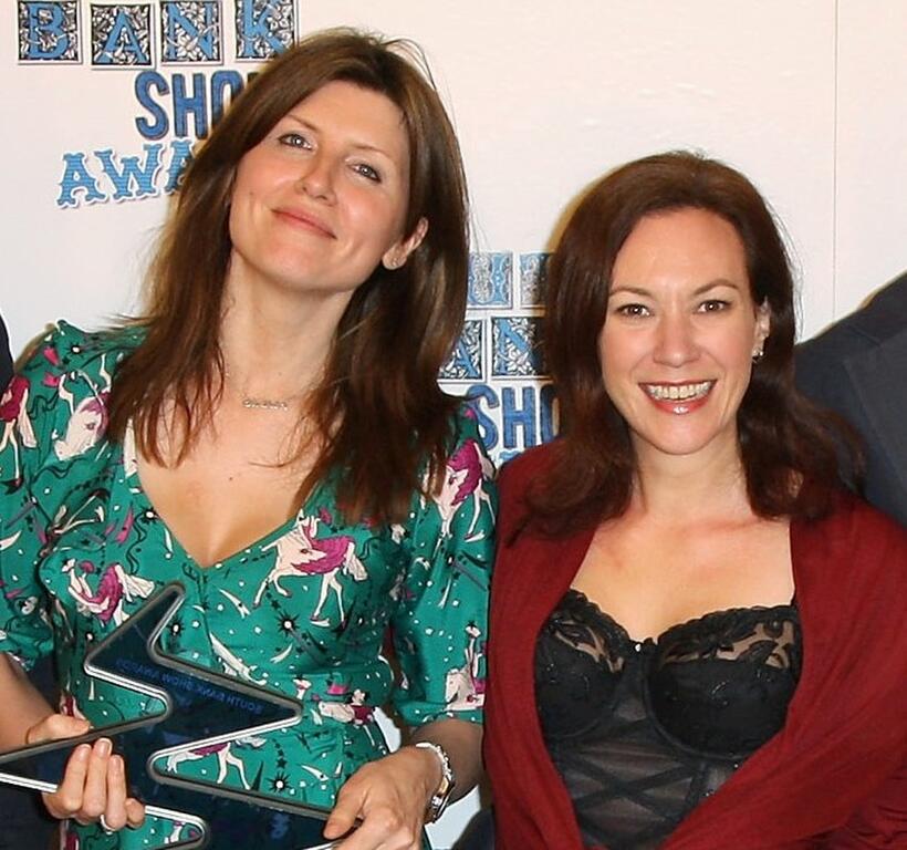 Sharon Horgan and Tanya Franks at the South Bank Show Awards.