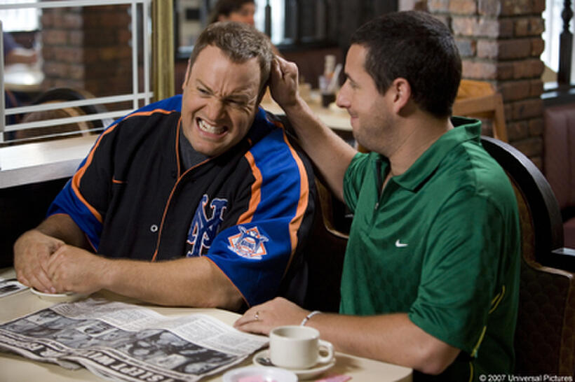 Kevin James and Adam Sandler in "I Now Pronounce You Chuck and Larry."
